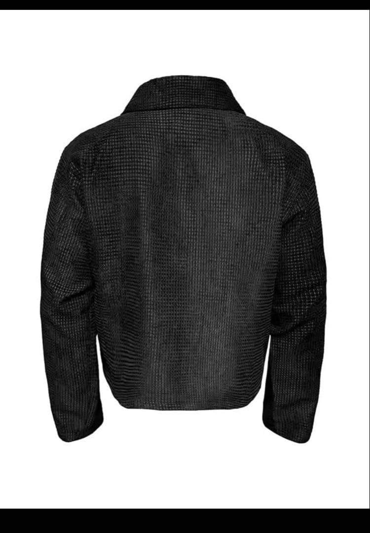 JCAESAR ZIPPER-JACKET WITH H 斜めジップジャケット