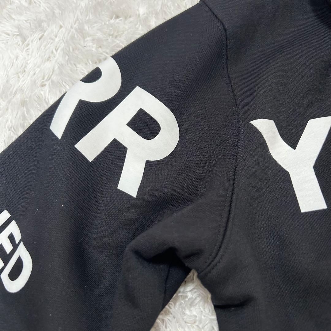 美品✨バーバリー ホースフェリーロゴプリント パーカー ブラック L