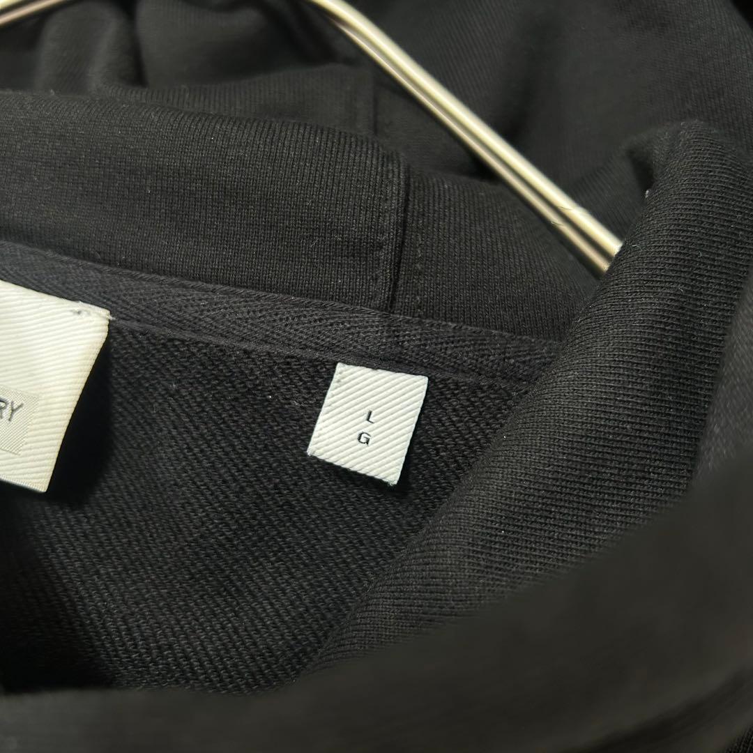 美品✨バーバリー ホースフェリーロゴプリント パーカー ブラック L