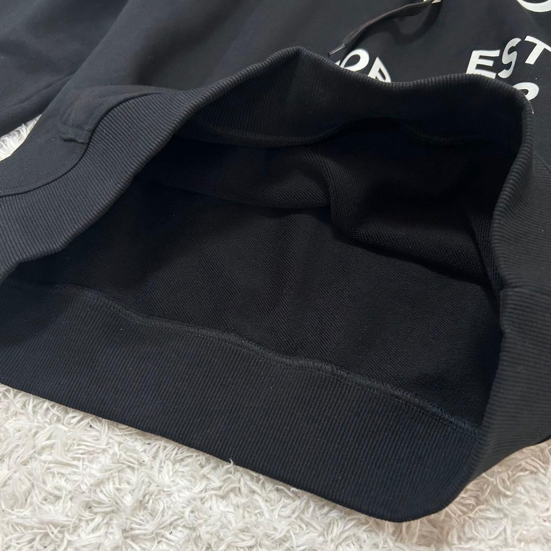 美品✨バーバリー ホースフェリーロゴプリント パーカー ブラック L