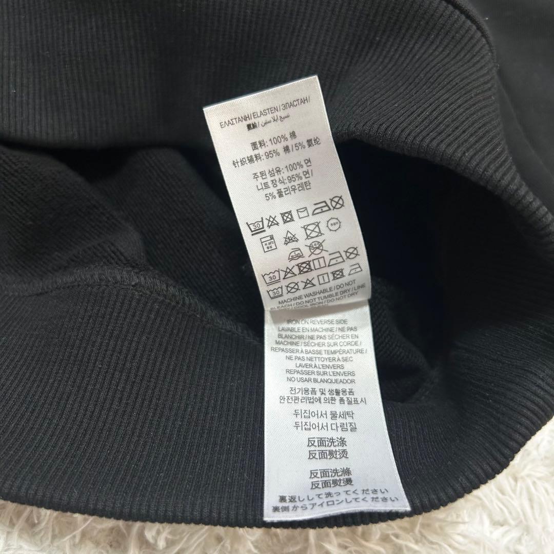 美品✨バーバリー ホースフェリーロゴプリント パーカー ブラック L