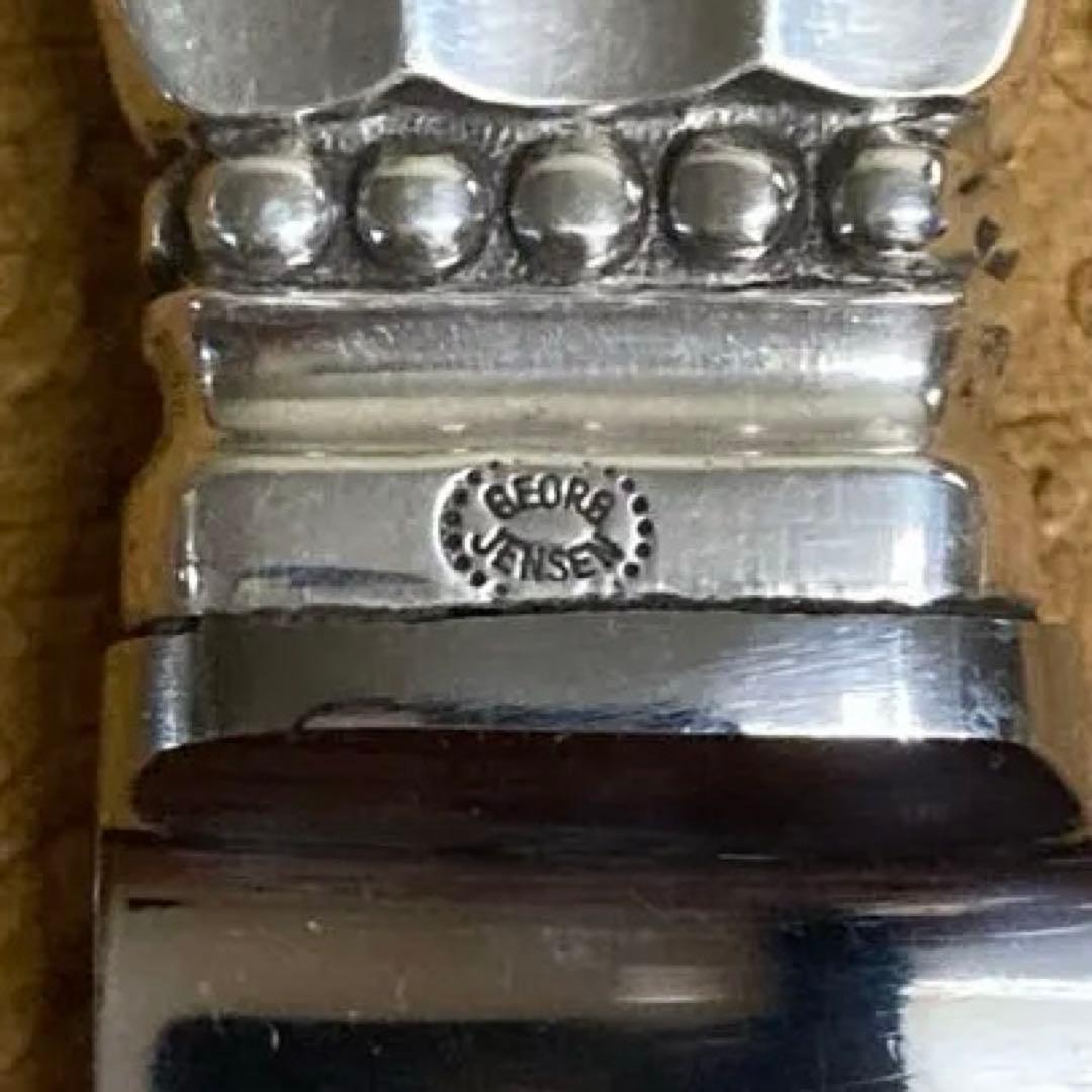 【ジョージジェンセン】純銀/約64g チーズナイフ 17cm【エコーン】