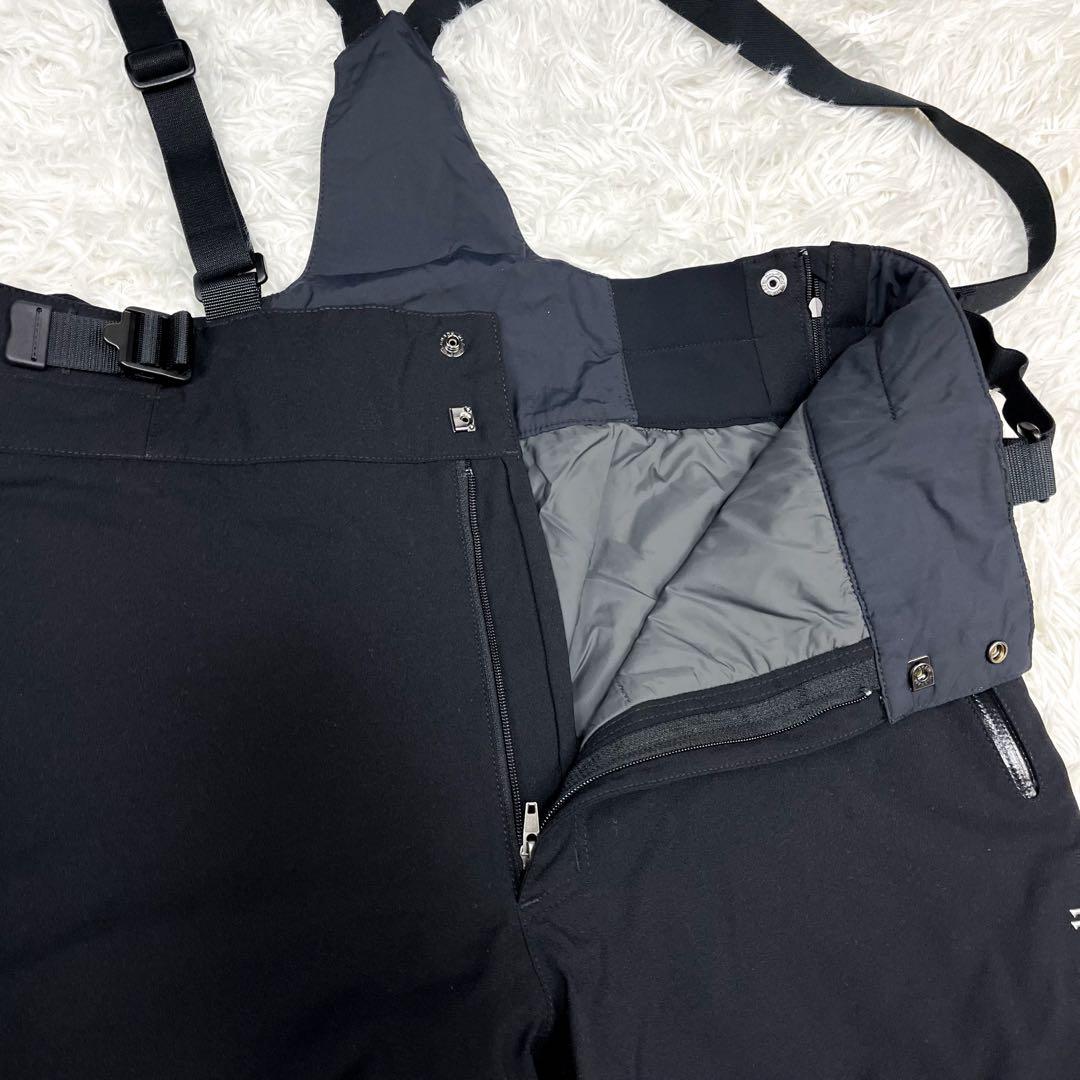 極美品 モンベル ドライテック インシュレーテッドビブ パンツ メンズ ウェア