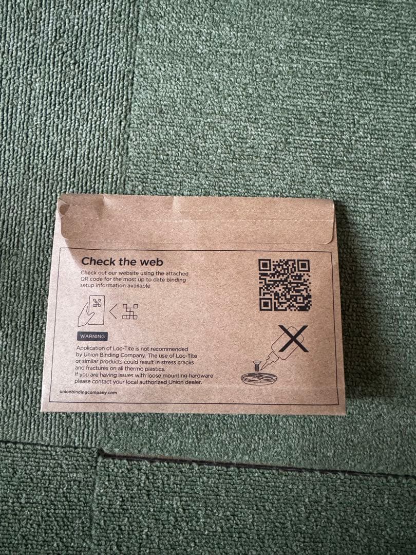 UNION STRATAスノーボード Lサイズビンディング ブラック