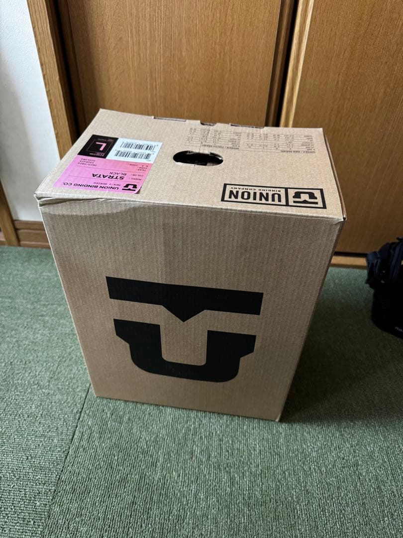 UNION STRATAスノーボード Lサイズビンディング ブラック