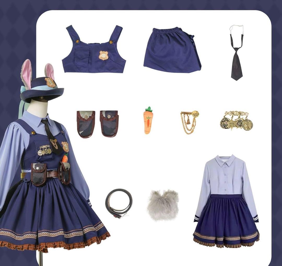 ズートピア ジュディ 仮装フルセット