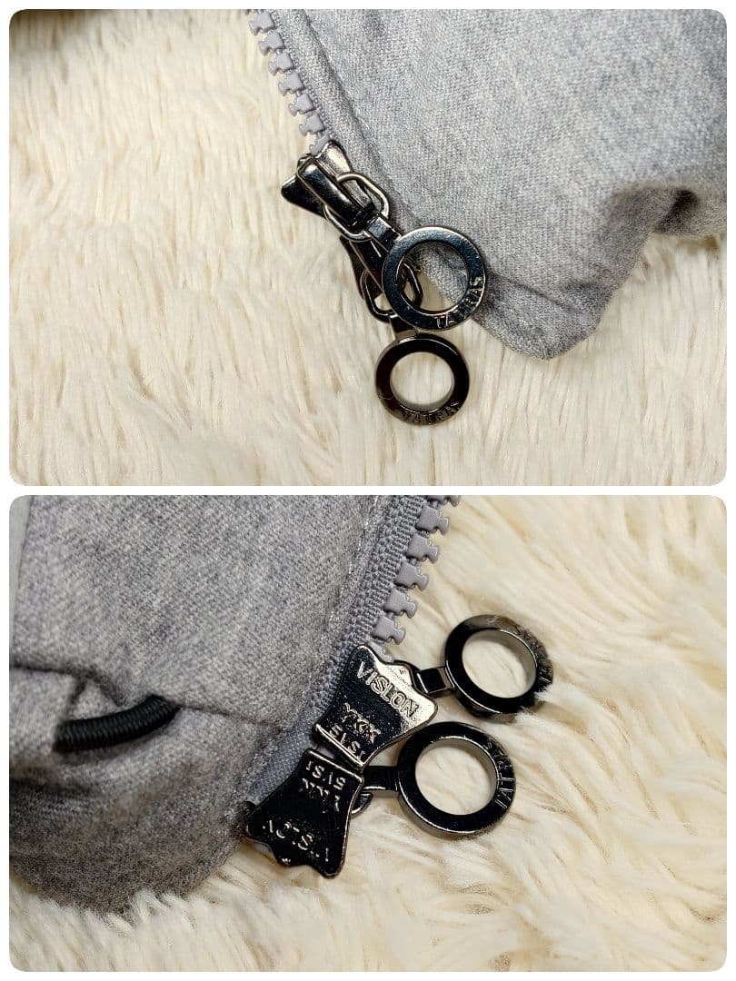 TATRAS ラビアナ ファー付 ダウンジャケット ウール Aライン グレー S