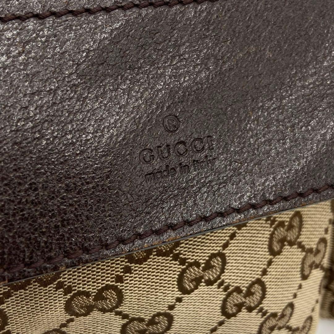 GUCCI GGキャンバス ボディバッグ ウエストバッグ 28566 グッチ