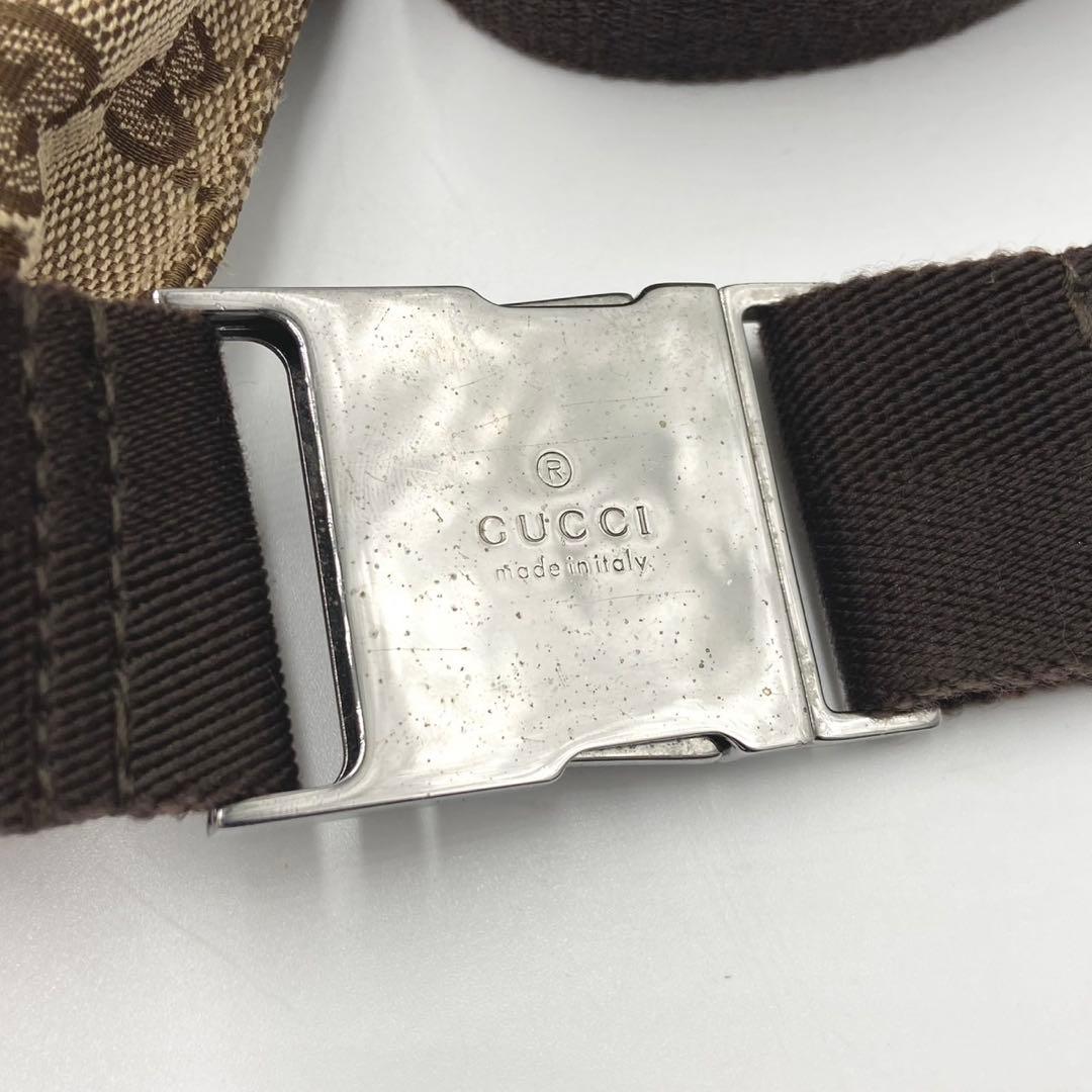 GUCCI GGキャンバス ボディバッグ ウエストバッグ 28566 グッチ