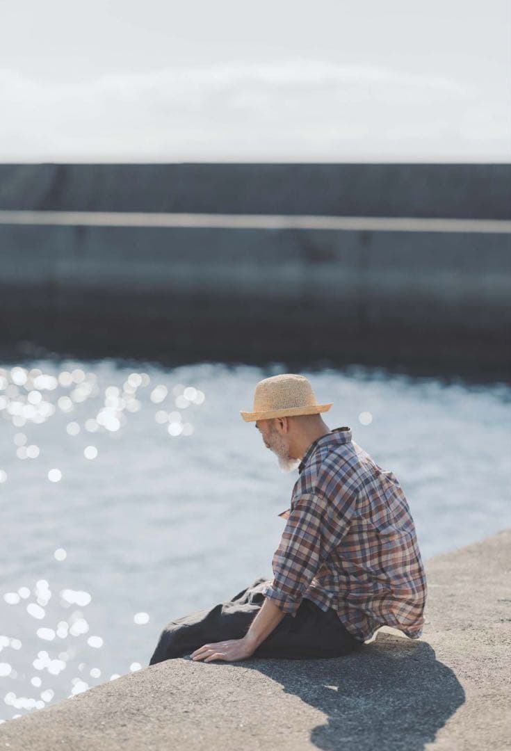 ババグーリ　手織りチェックシャツ　ヨーガンレール