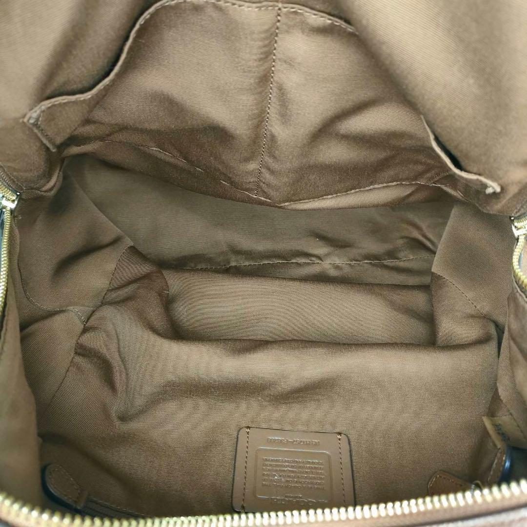 50 COACH コーチ　レザー　リュックサック　バッグパック