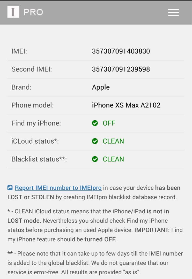 【ジャンク　画面割れ】iPhone XS Max 512GB