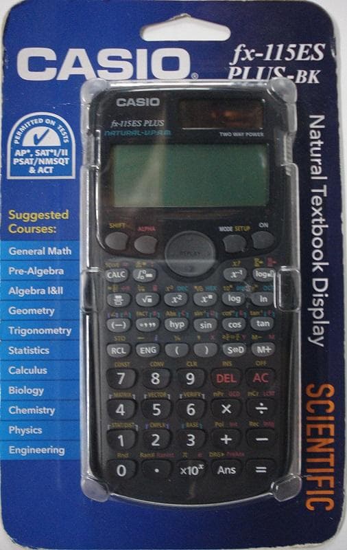 カシオ fx-115ES PLUS-BK エンジニアリング/科学電卓　並行輸入品