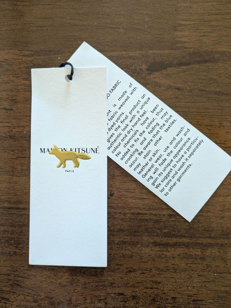 Maison Kitsuné ダークブルー ストレートデニム 31