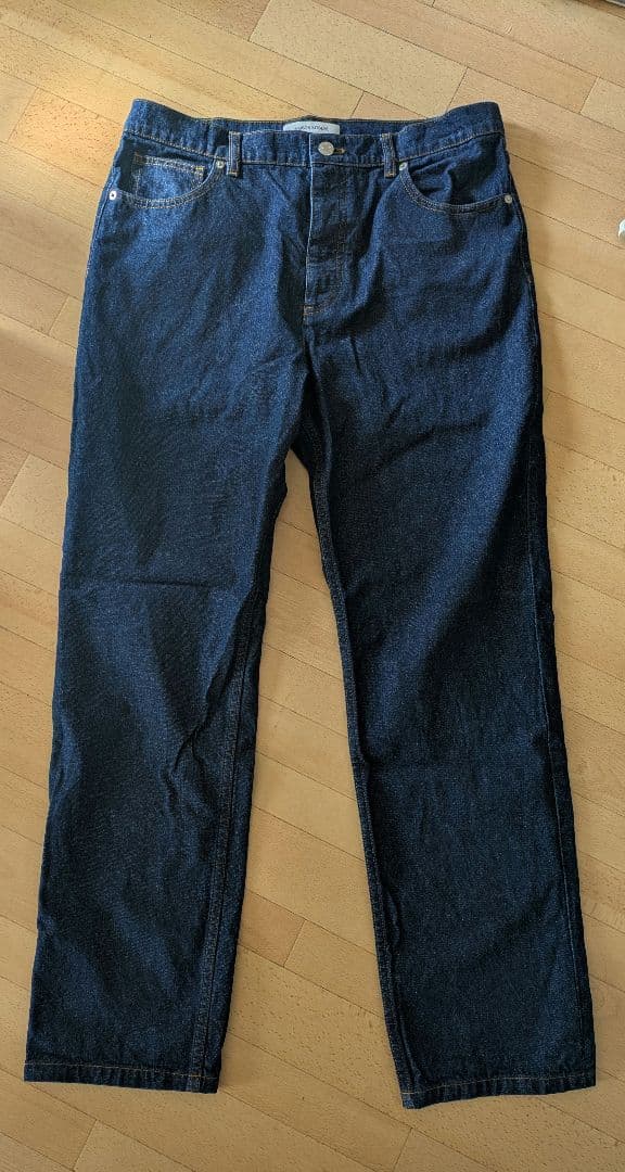 Maison Kitsuné ダークブルー ストレートデニム 31