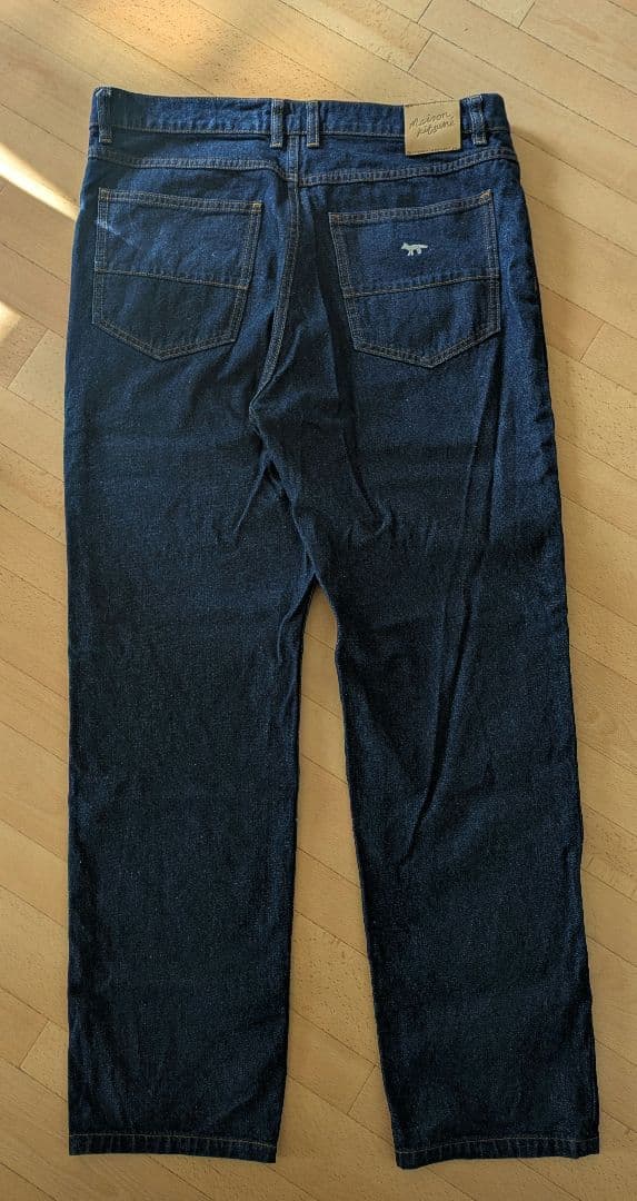 Maison Kitsuné ダークブルー ストレートデニム 31