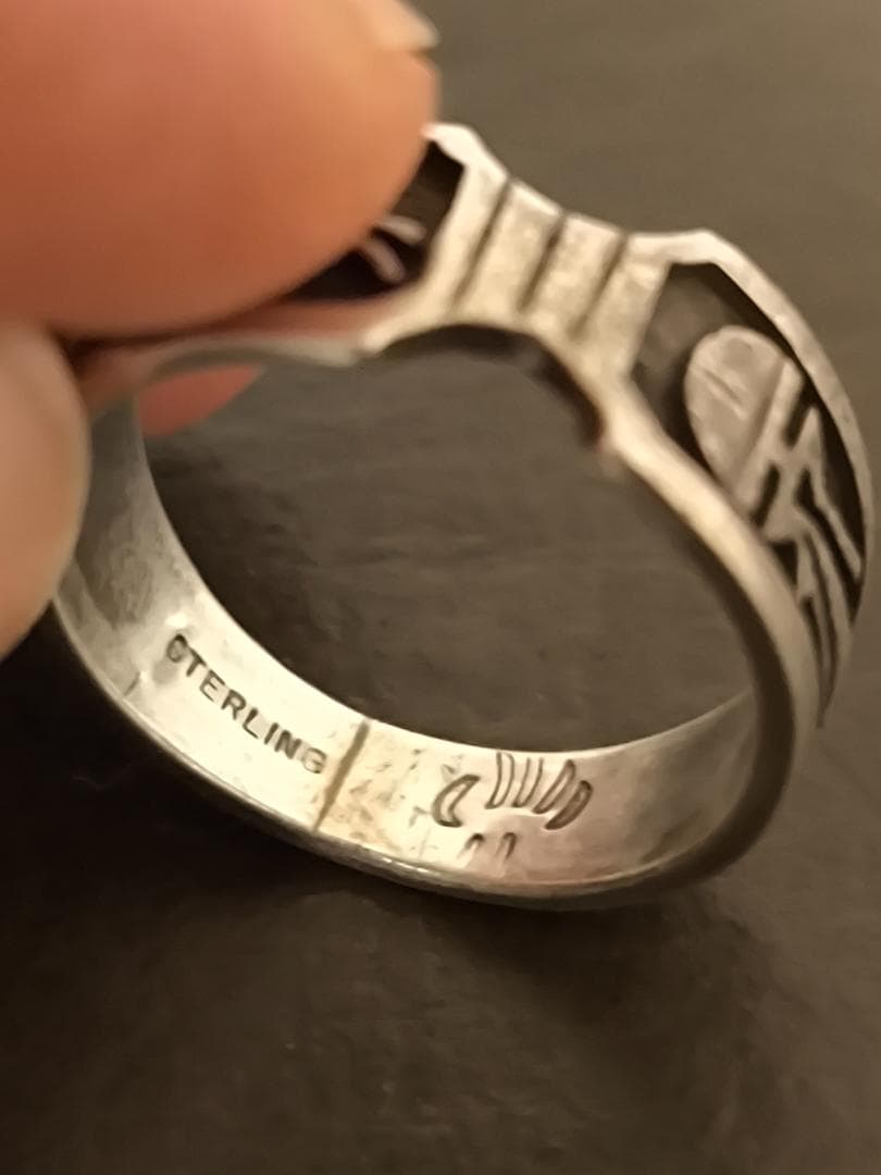 ホピ族 リング インディアンジュエリー スターリングシルバー sterling