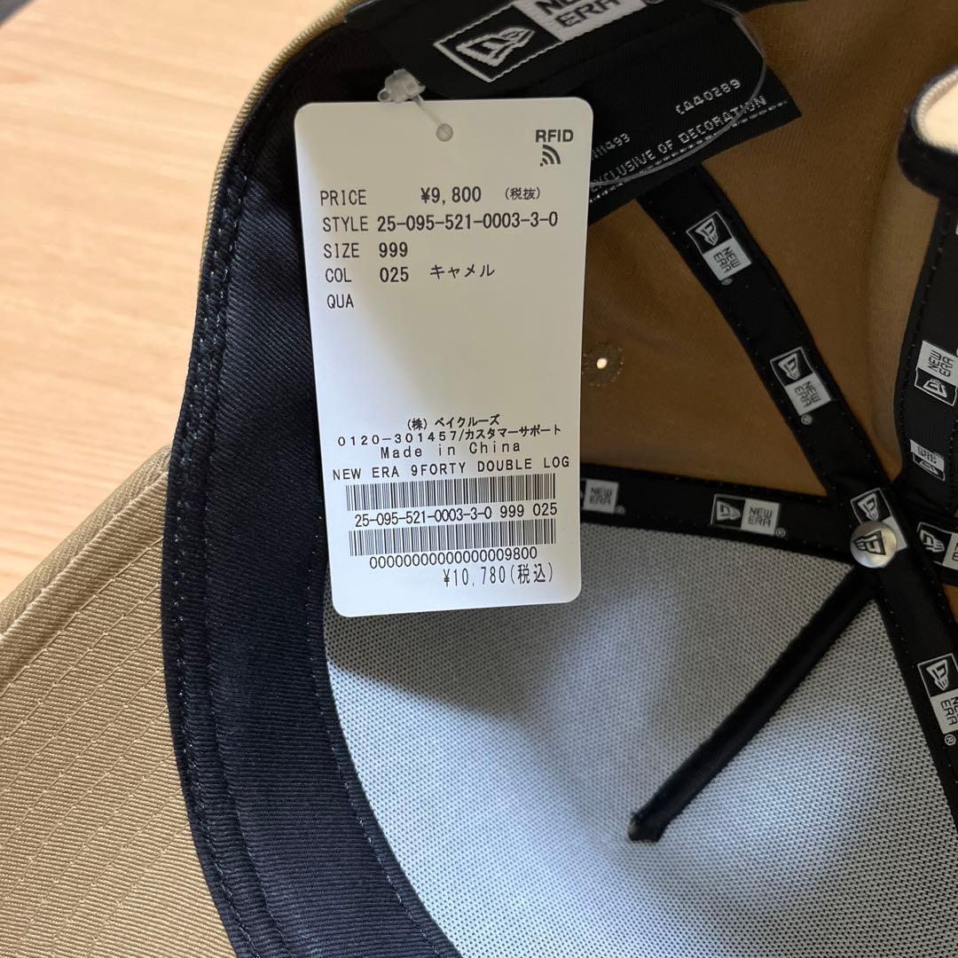 【NEW ERA/ニューエラ】 9FORTY DOUBLE LOGO
