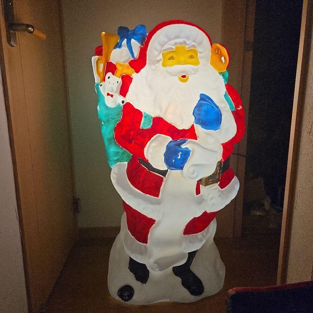 サンタクロース　イルミネーション　置物　インテリア
