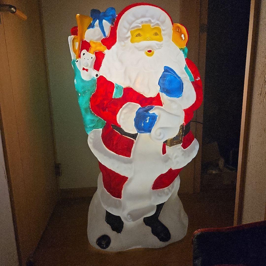 サンタクロース　イルミネーション　置物　インテリア