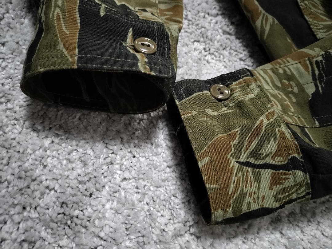 ササフラス/タイガーカモプルオーバーマウンテンジャケット/60・40クロス日本製