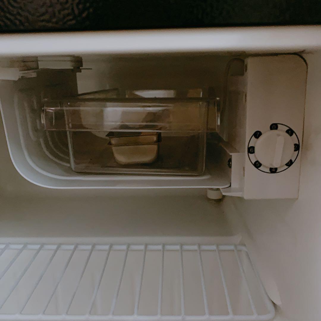 simplus 冷蔵庫　1ドア48L ブラック　2019年製　レトロデザイン