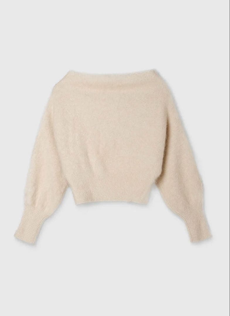 【コメントくださいさん専用】anuans ラクーンフォックスオフショルニット