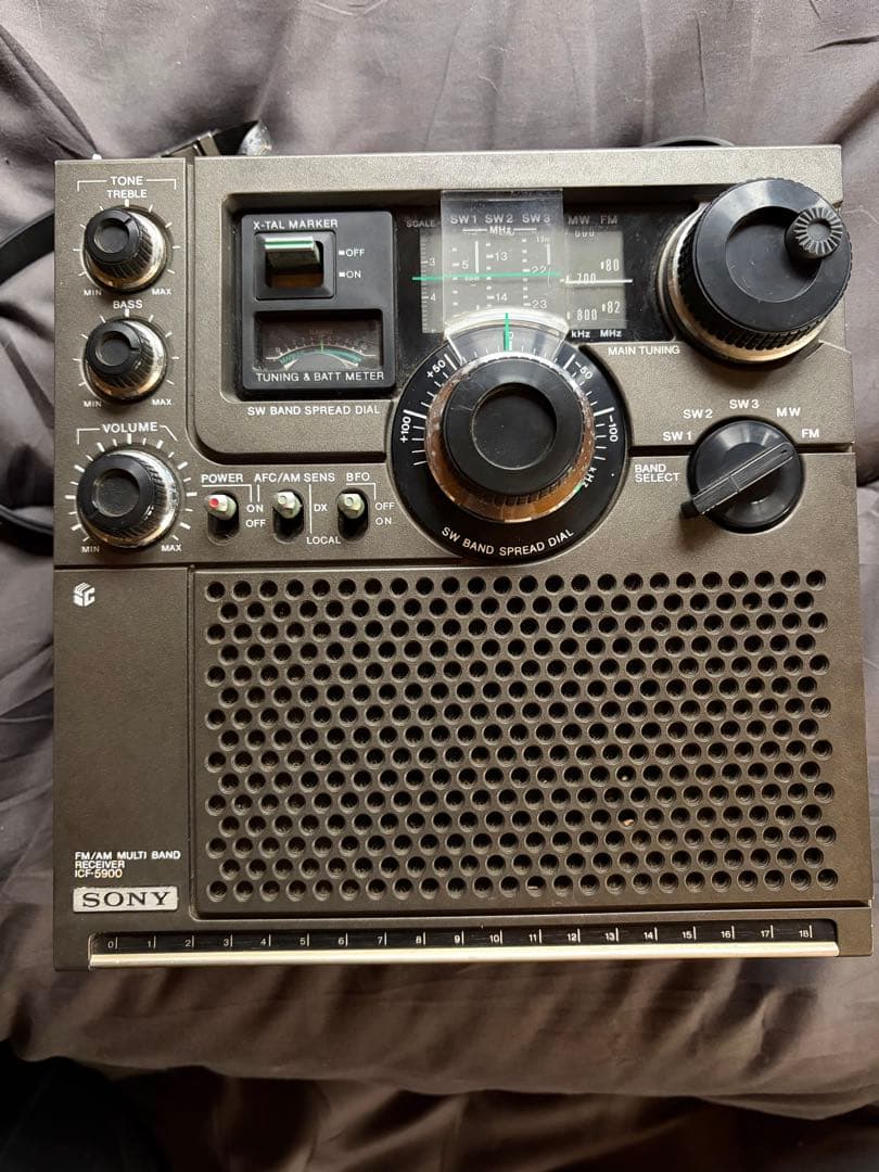 昭和レトロ　約50年前のラジオ　SONY ICF-5900