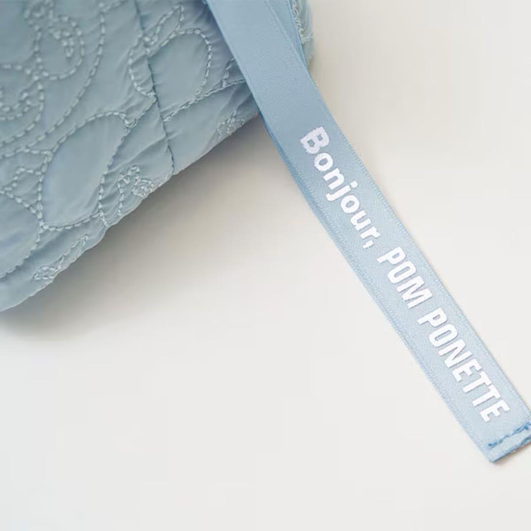 ナルミヤ ポンポネット ミントくん 総刺しゅう柄トート