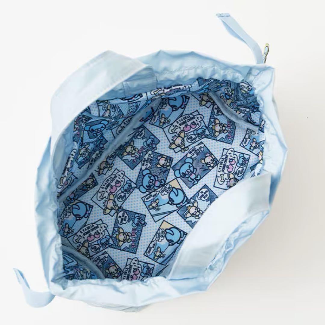 ナルミヤ ポンポネット ミントくん 総刺しゅう柄トート