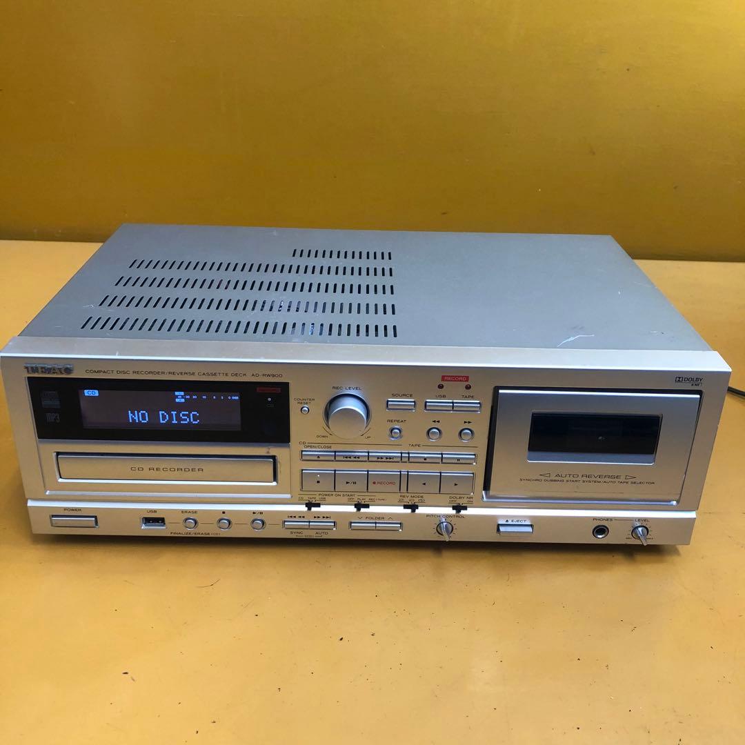 TEAC AD-RW900S CDレコーダー・カセットデッキ 通電OK ジャンク