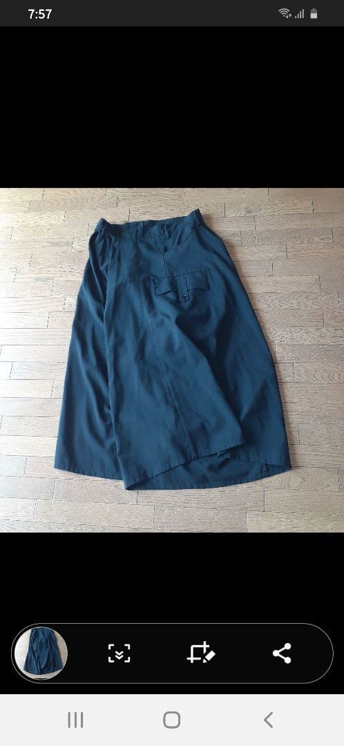 【美品】ワイズ ヨウジヤマモト 袴パンツ ウール ブラック レッドレーペル