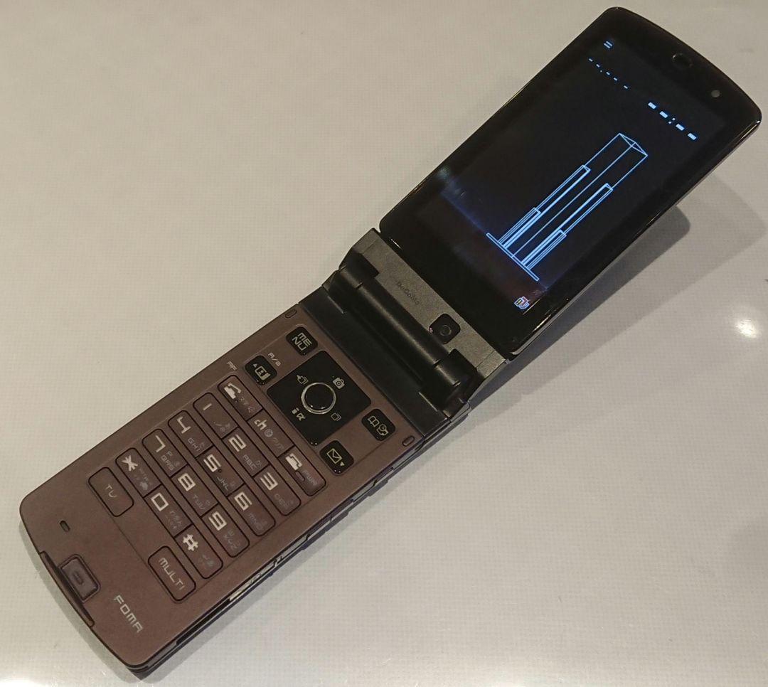 レア 美品 ドコモ F904i ブラック 黒 ガラケー 卓上ホルダ 付属品 多数