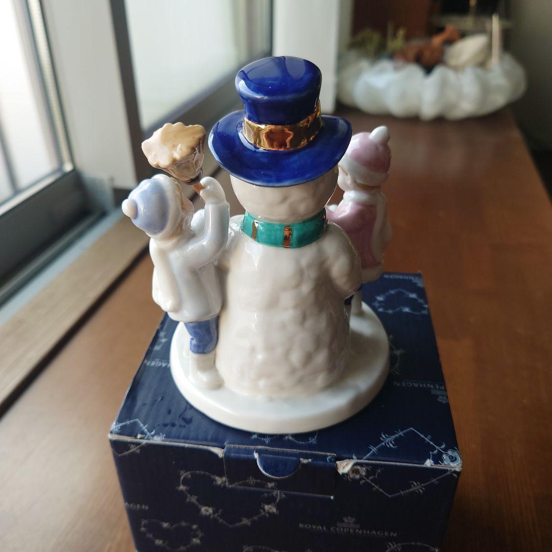 ロイヤルコペンハーゲン　スノーマンフィギュリンクララ&ペーター　クリスマス