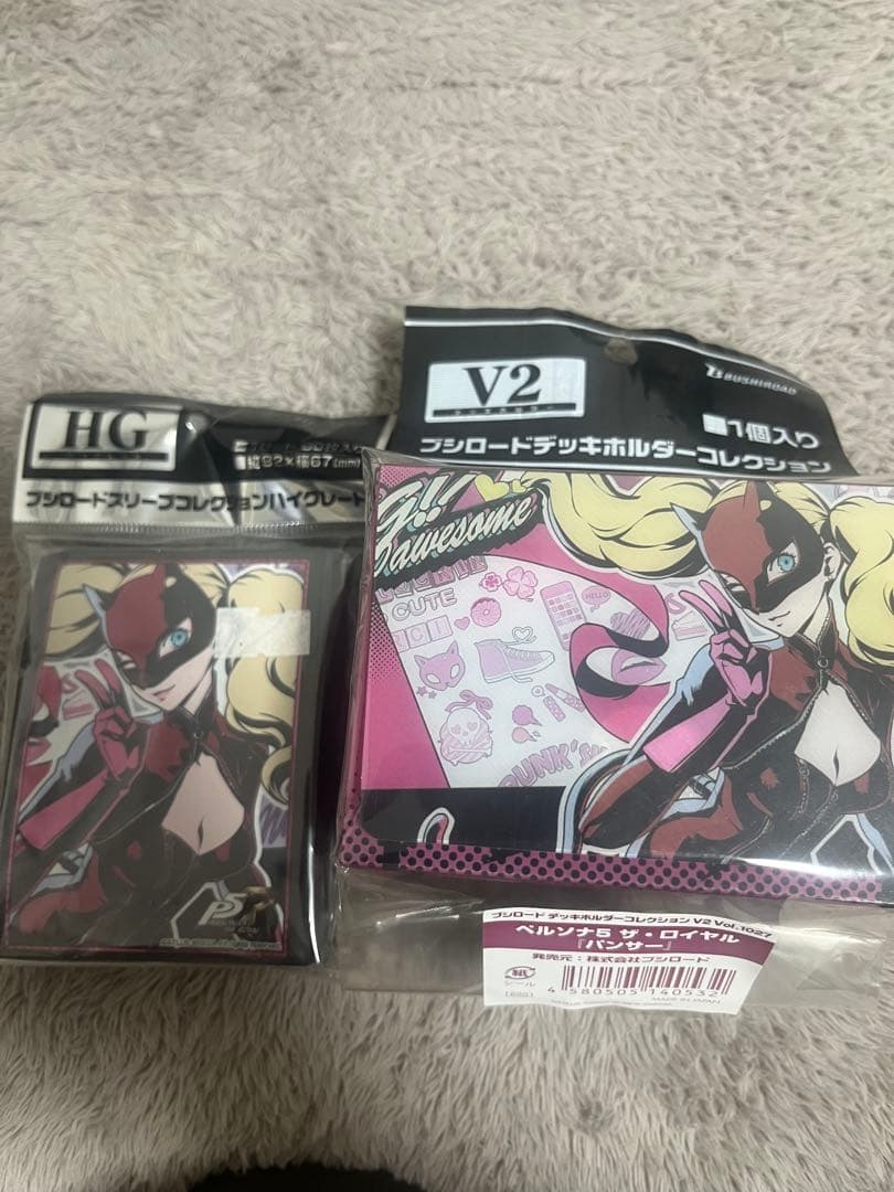 ペルソナ　スリーブ　デッキケース　パンサー　未開封　杏