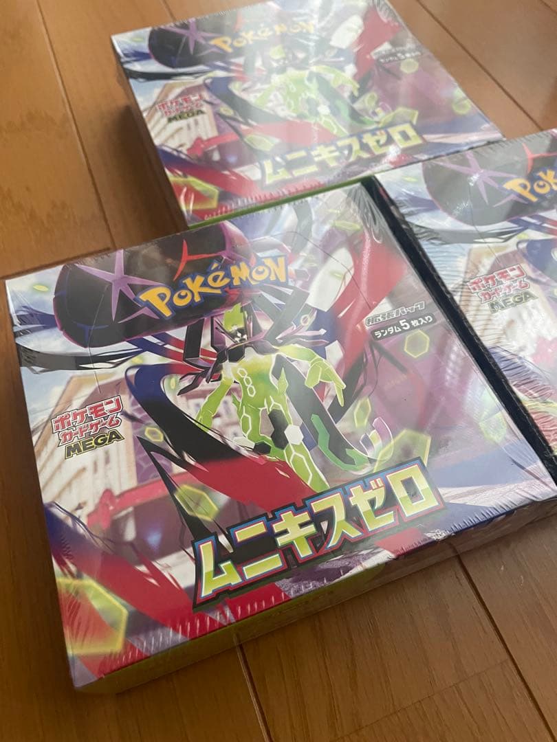 【新品♪シュリンク付♪】ポケモンカードMEGA　ムニキスゼロ　3BOX