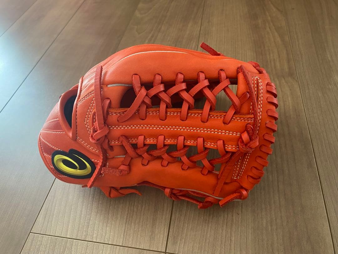 軟式 少年用 外野手オレンジ