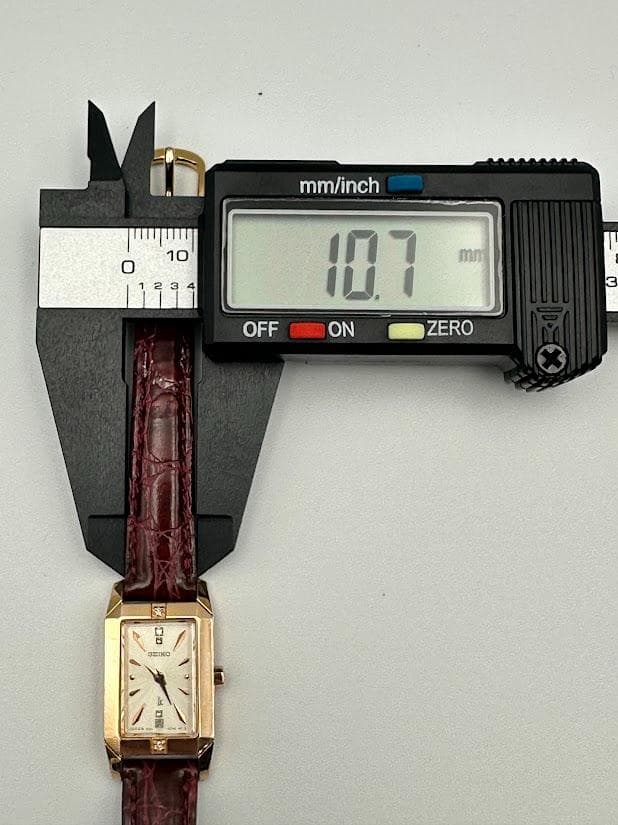 セイコー ルキア ダイヤ6P 1F20-0BX0 レディース腕時計 ゴールド