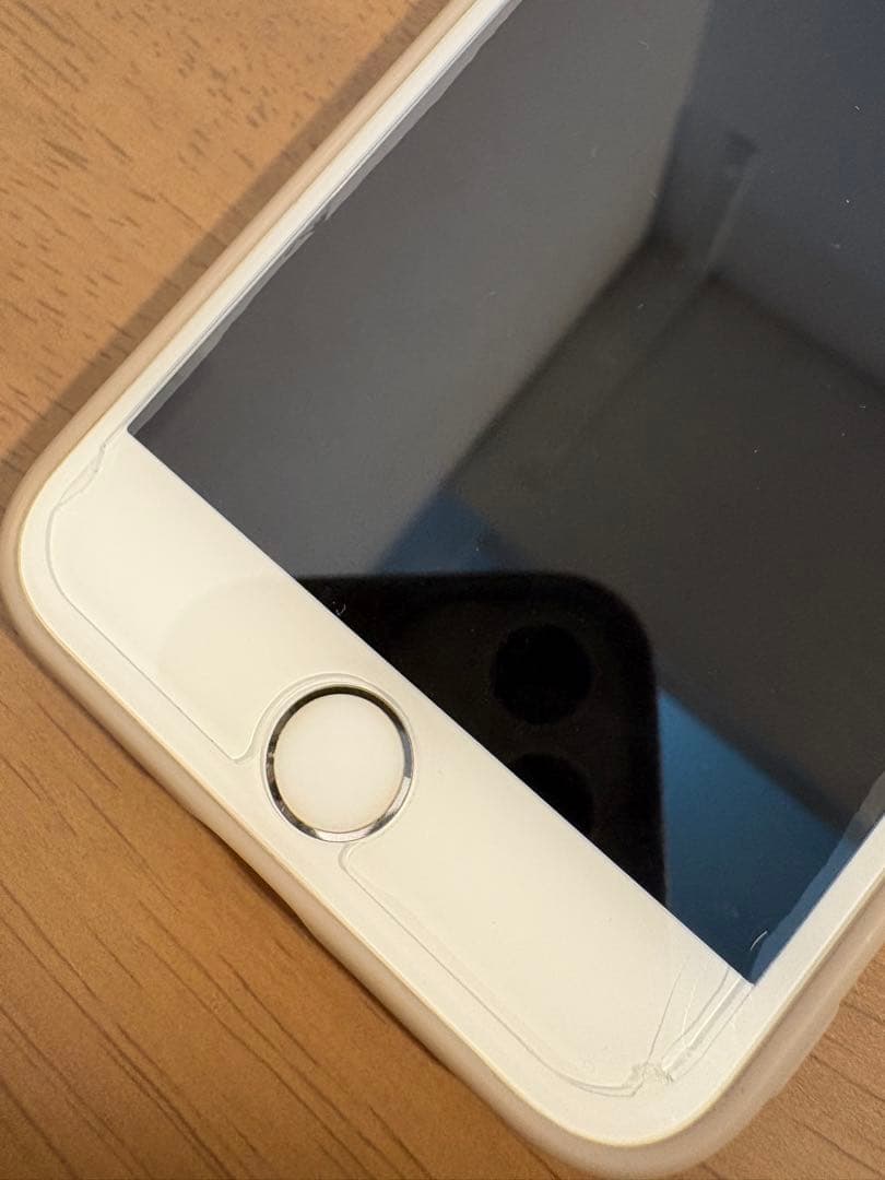 iPhone6s 64GB シルバー本体(100均ケース付き)