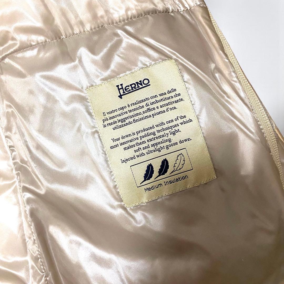 【新品】HERNO ヘルノ エコファー ウルトラライト ダウンジャケット