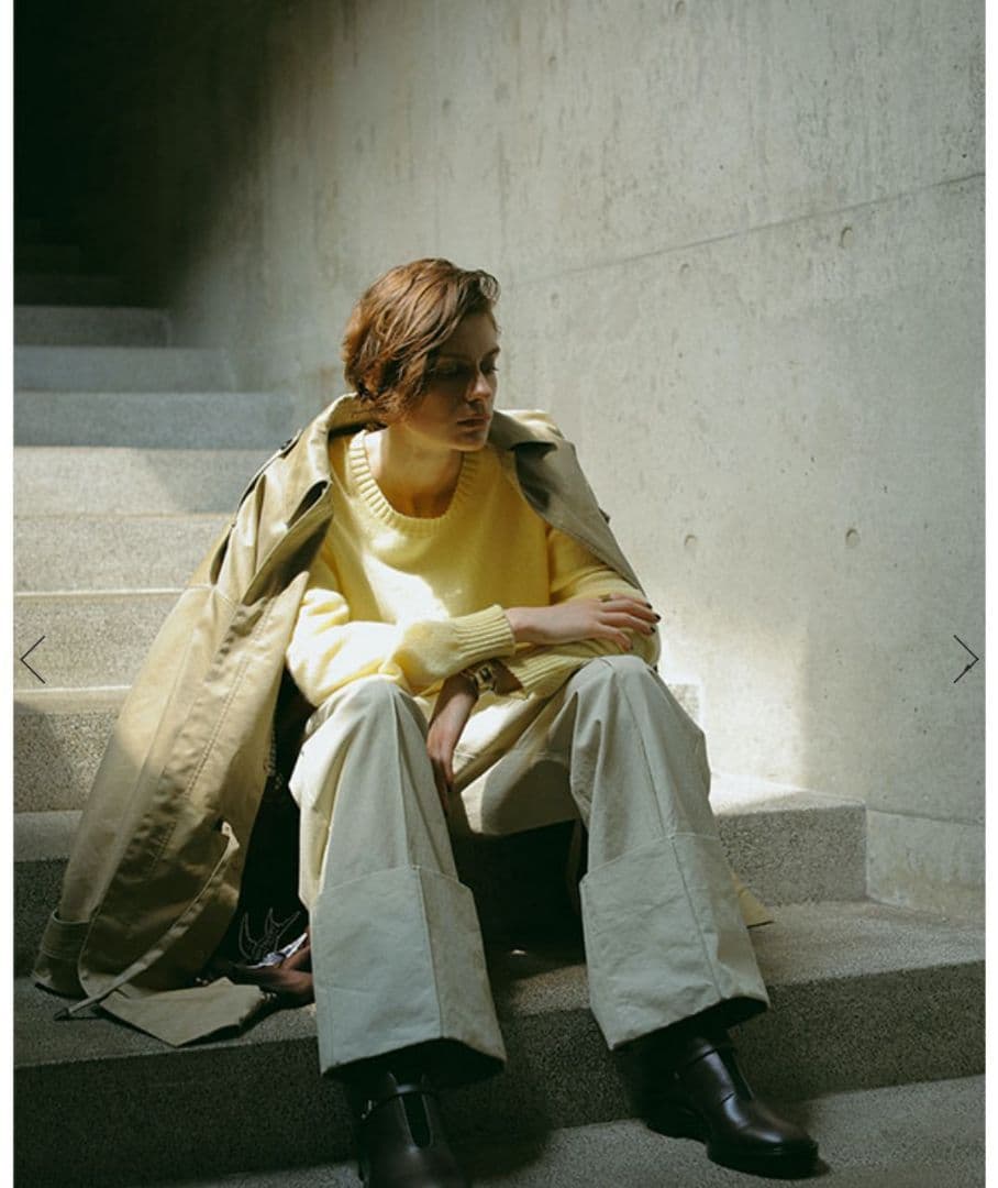 エトレトーキョー★人気完売！新品タグ付　リラクシーカシミヤニットプルオーバー