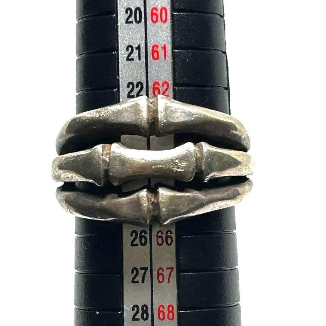 シルバー925 ボーンリング25号ヴィンテージアンティークレトロ