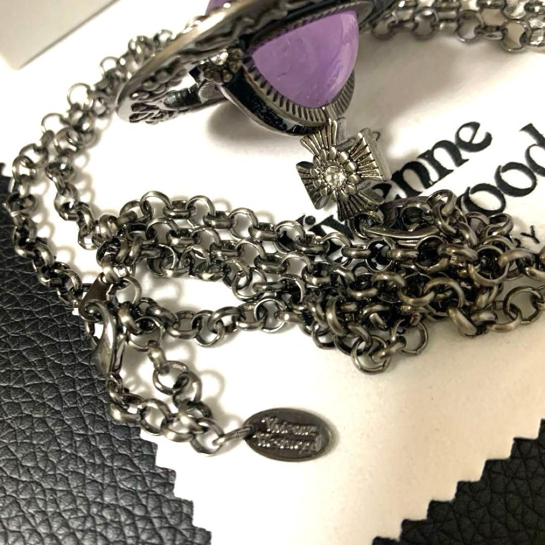 Vivienne Westwood 花刻印　スモールオーブネックレス