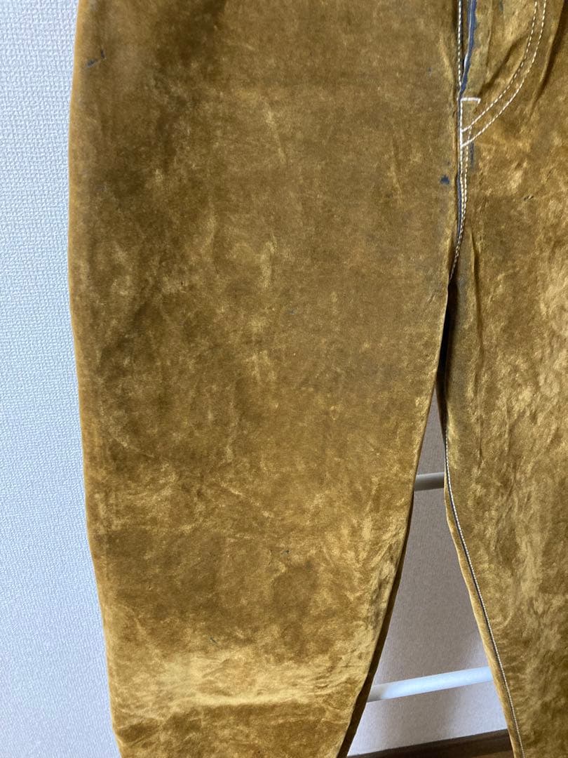 ミナペルホネンfeteフロッキー加工デニム38