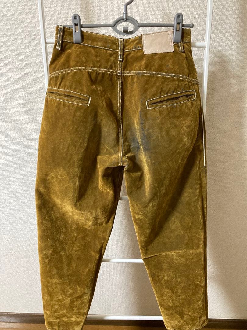 ミナペルホネンfeteフロッキー加工デニム38