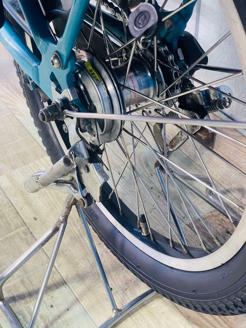 3150ブリヂストン8.7アンペア20インチ子供乗せ　電動アシスト自転車