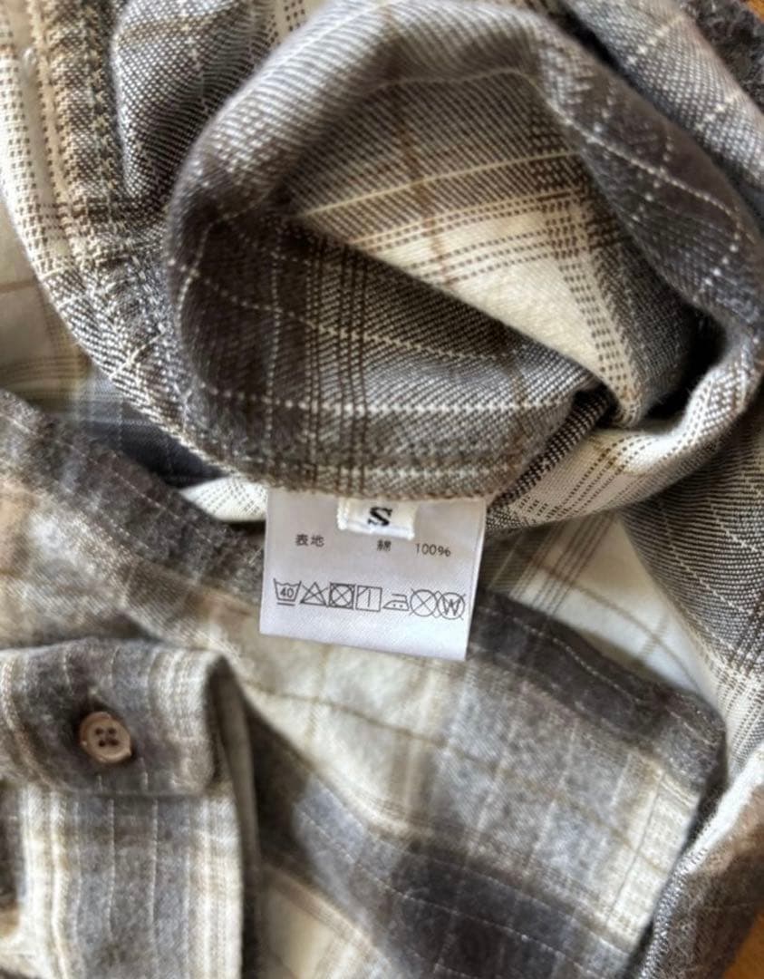 トップス simply complicated CITYOVERFLANNELSHIRT