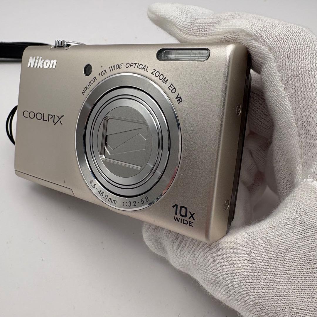 Nikon COOLPIX S6200 シルバー 10倍光学ズーム