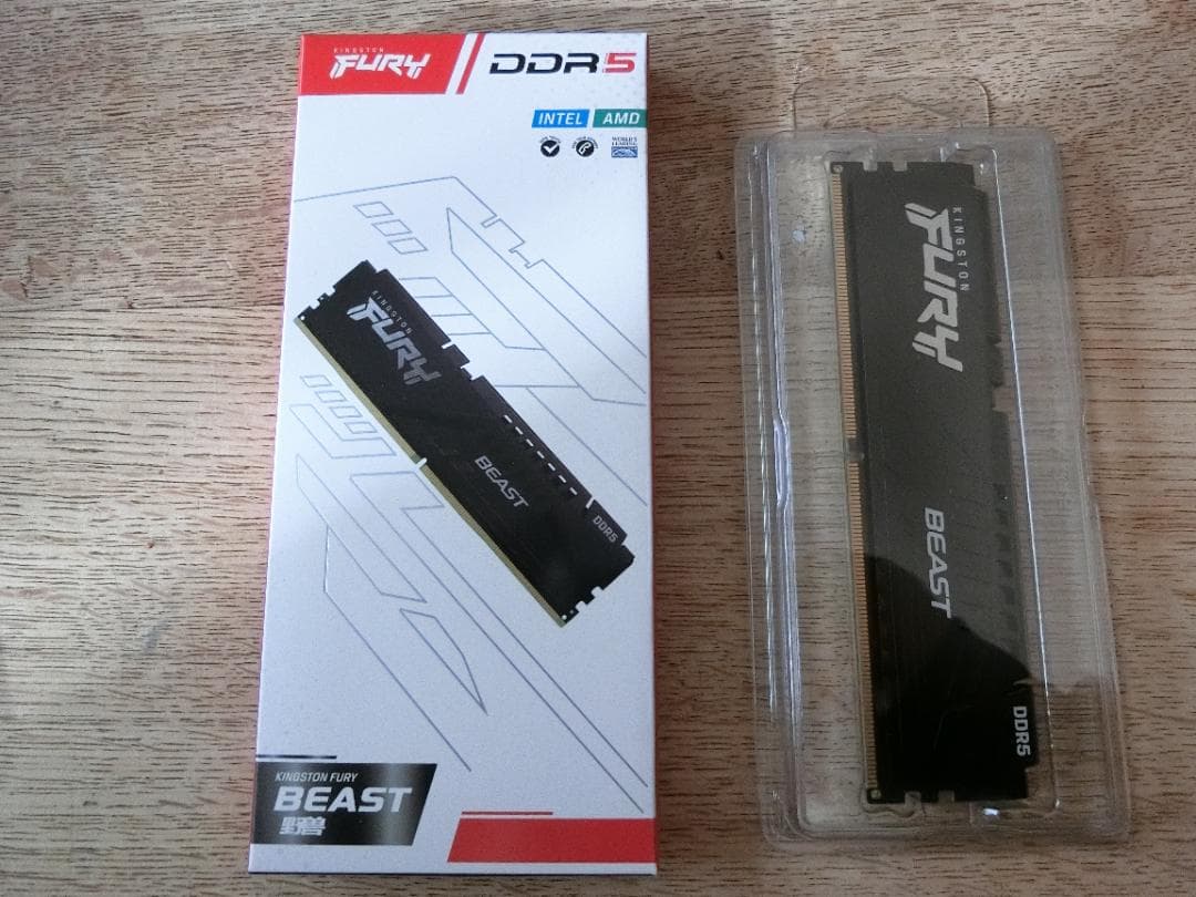 メモリー Kingston FURY Beast DDR5 5600mhz 16gb