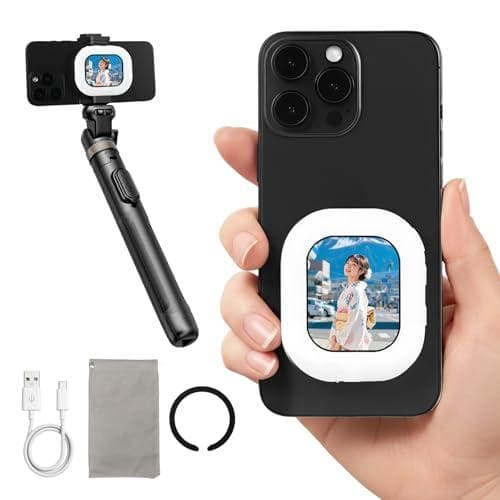 スマホ用自撮りディスプレイ 超薄型MIni自撮りスクリーン 超軽量わずか50gm